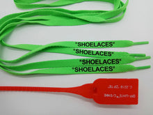 Vierodis Black White Orange Green OW 2019 Shoelace with Zip Tie Off White